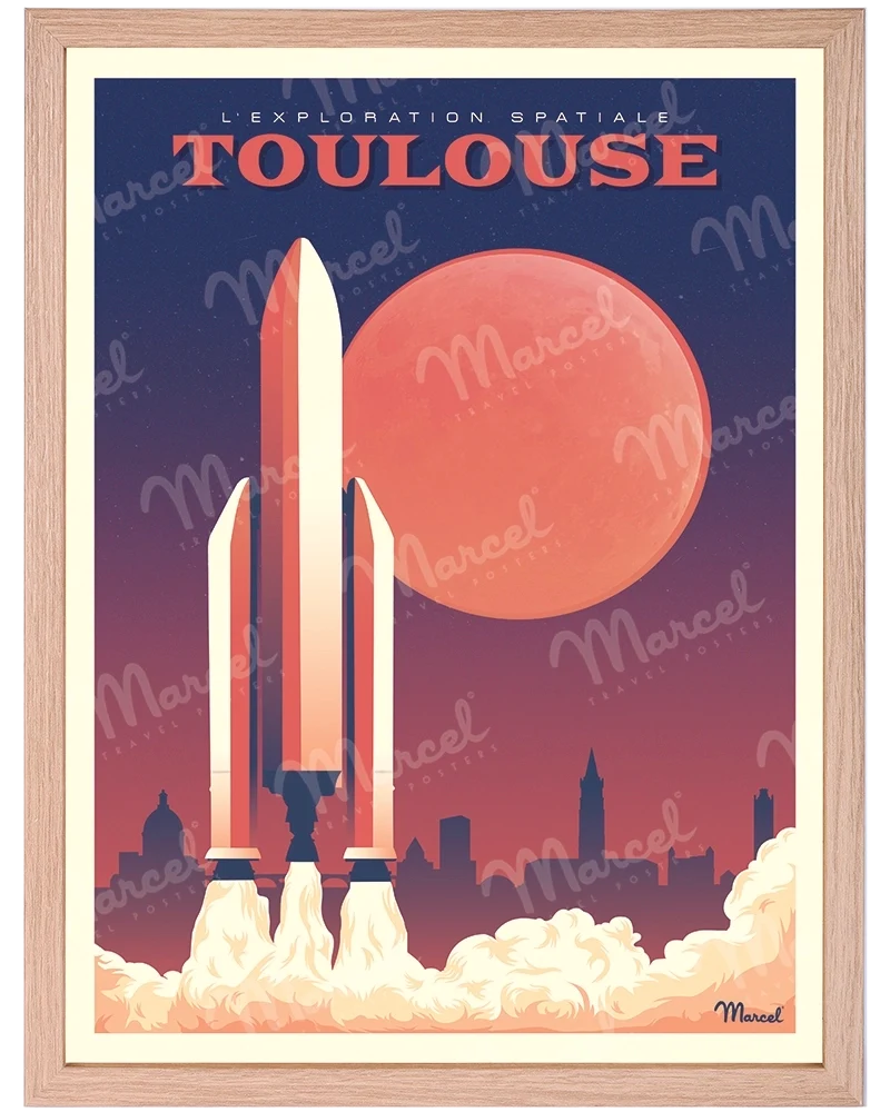Affiche TOULOUSE "L’Exploration Spatiale"