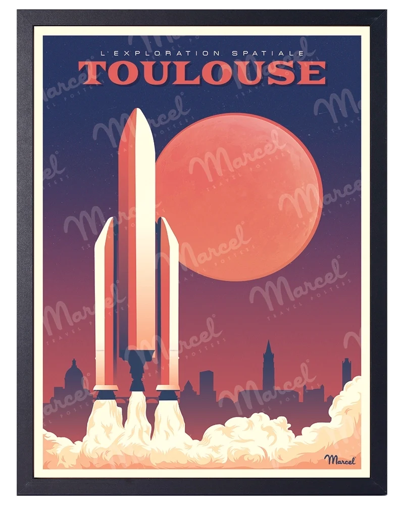 Affiche TOULOUSE "L’Exploration Spatiale"