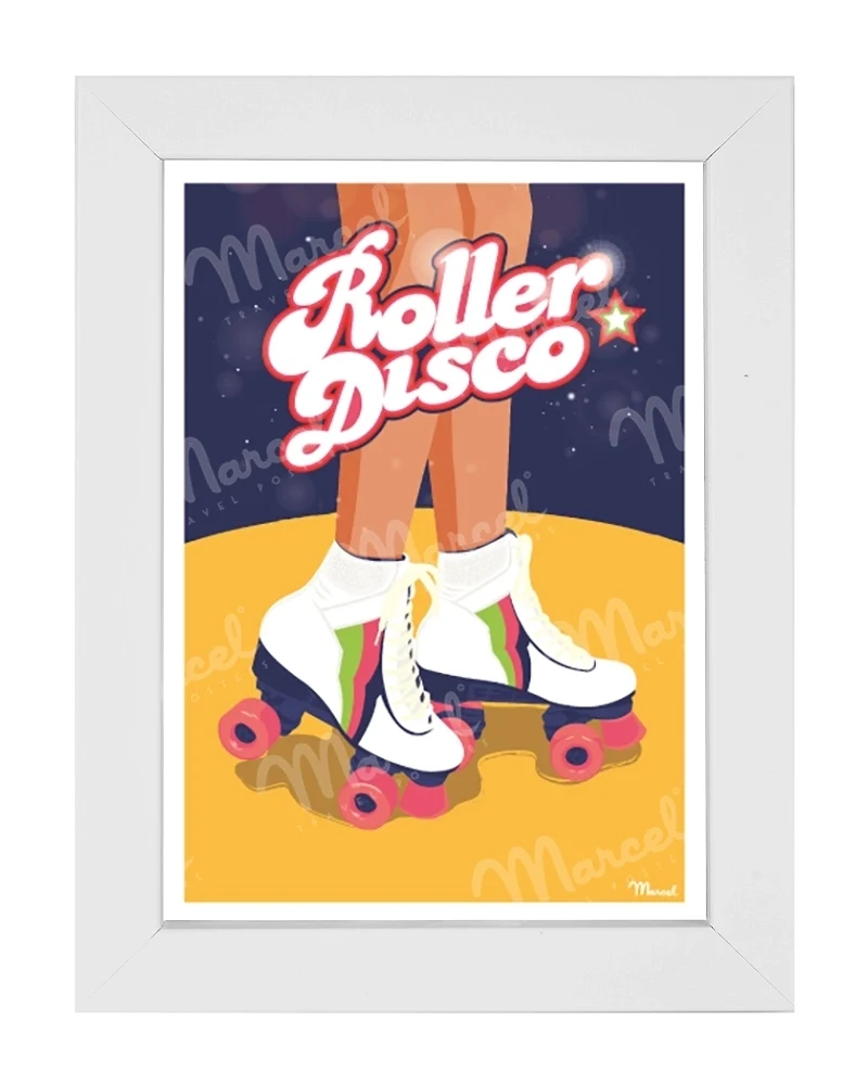 Carte Postale "Roller Disco"