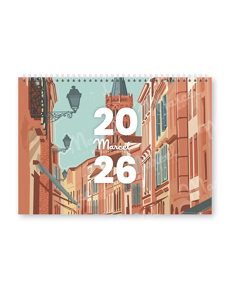 Calendrier 2026 "TOULOUSE"