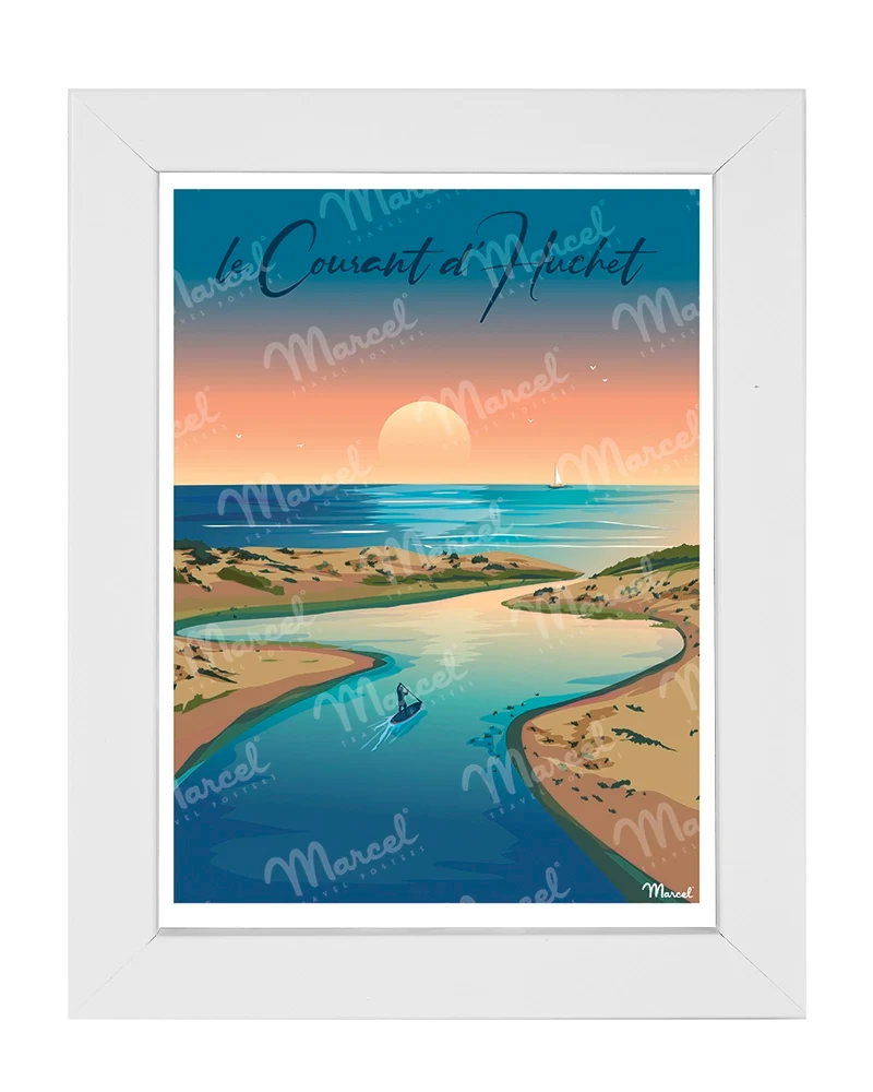 Carte Postale "Courant d'Huchet"