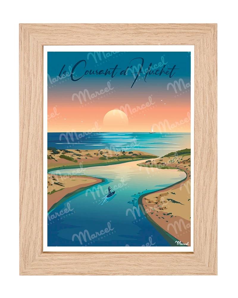 Carte Postale "Courant d'Huchet"