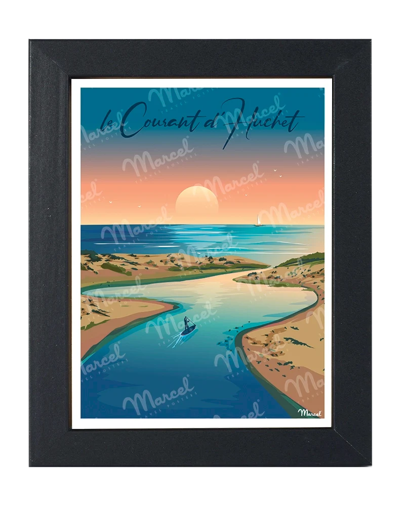 Carte Postale "Courant d'Huchet"