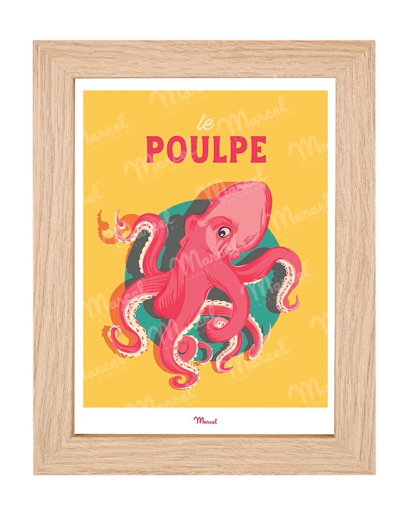 Carte postale Travel Color "Le Poulpe"