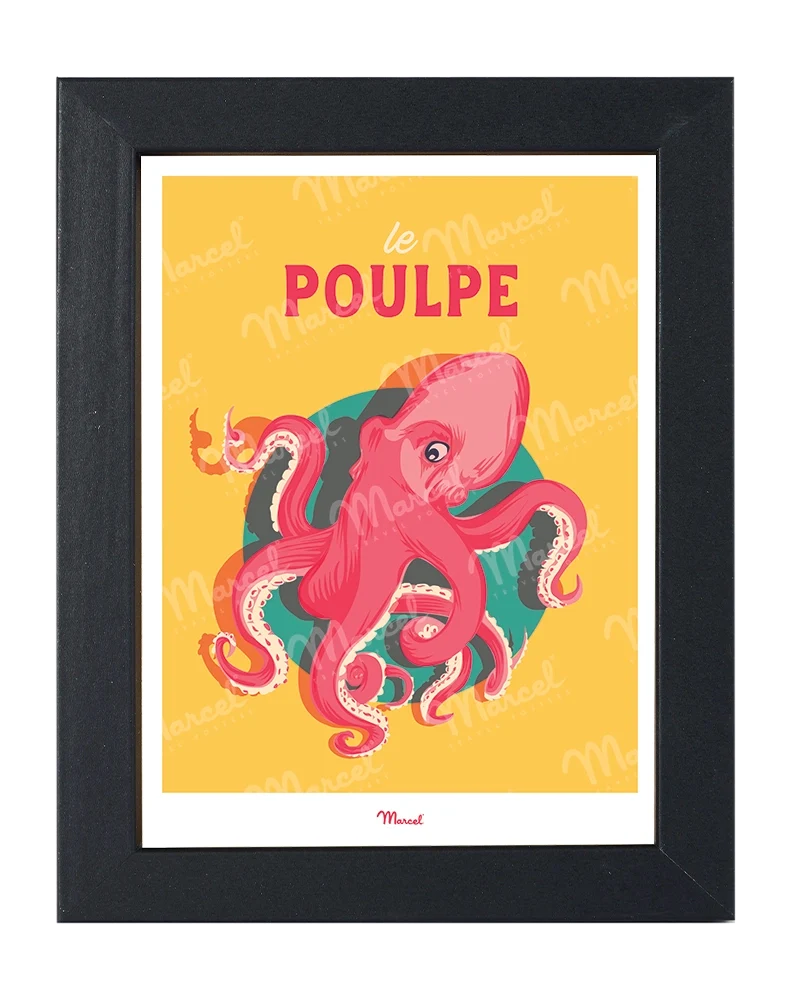 Carte postale Travel Color "Le Poulpe"