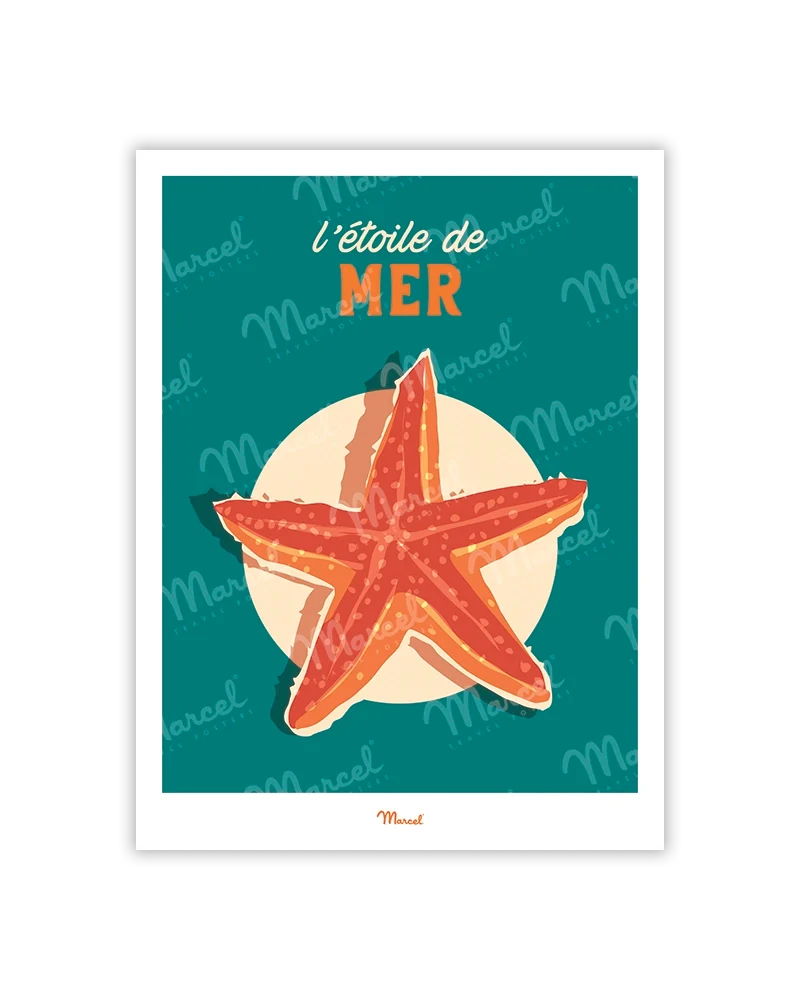 Carte postale Travel Color "L'Etoile de Mer"