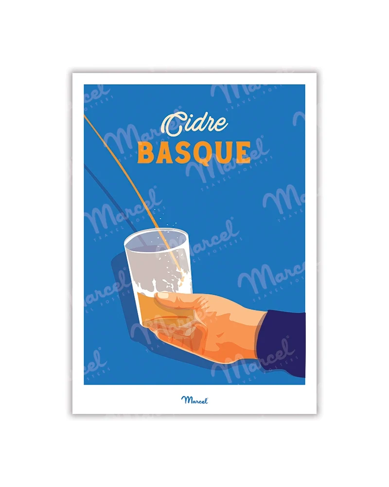 Carte postale Travel Color "Cidre Basque"