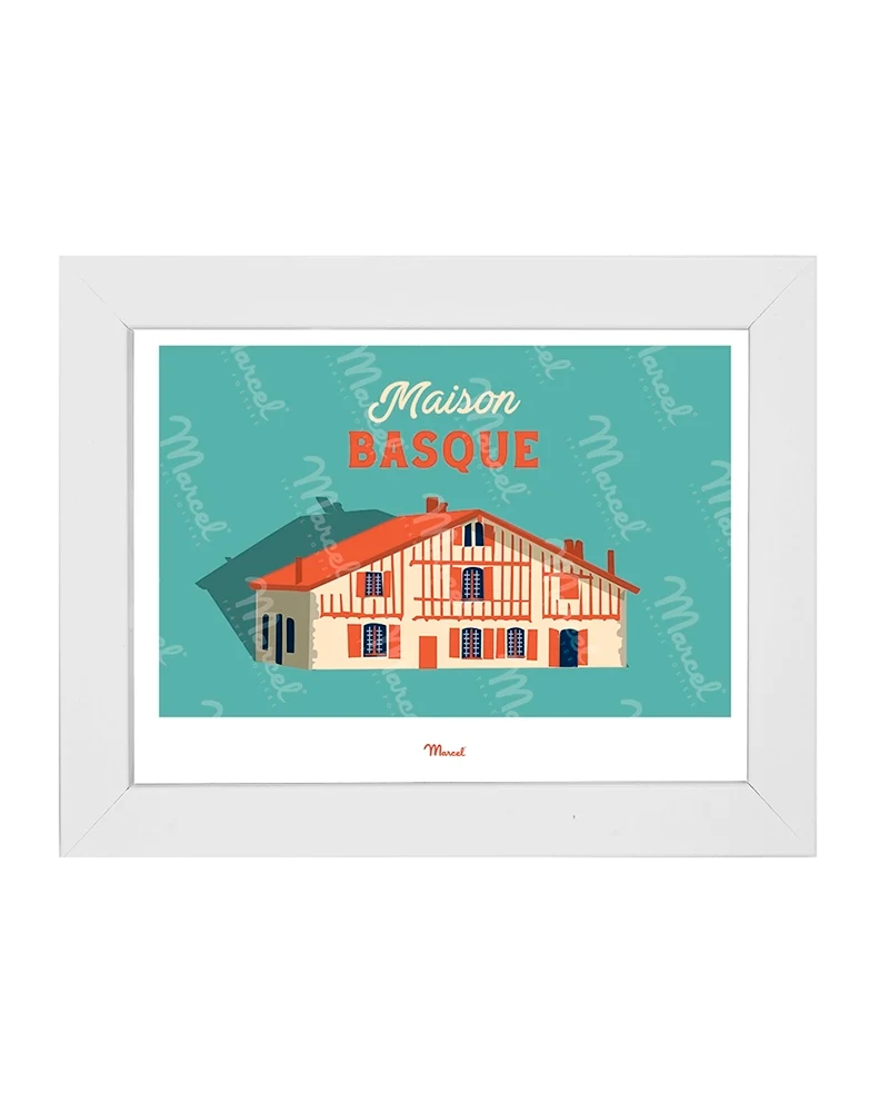 Carte postale Travel Color "Maison Basque"