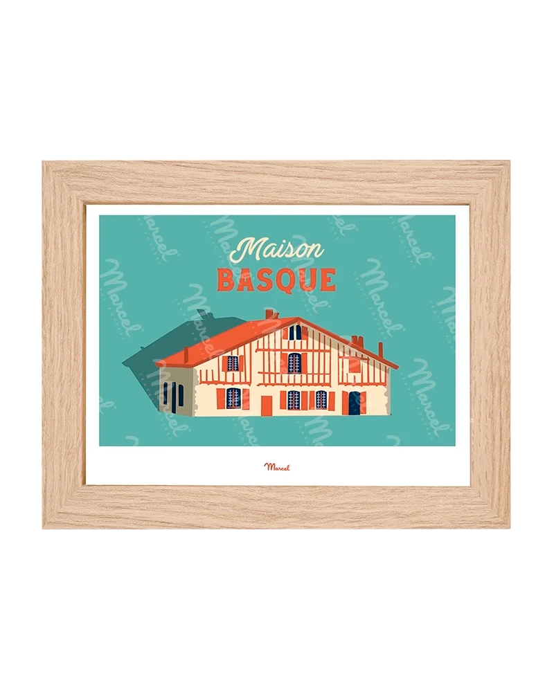 Carte postale Travel Color "Maison Basque"