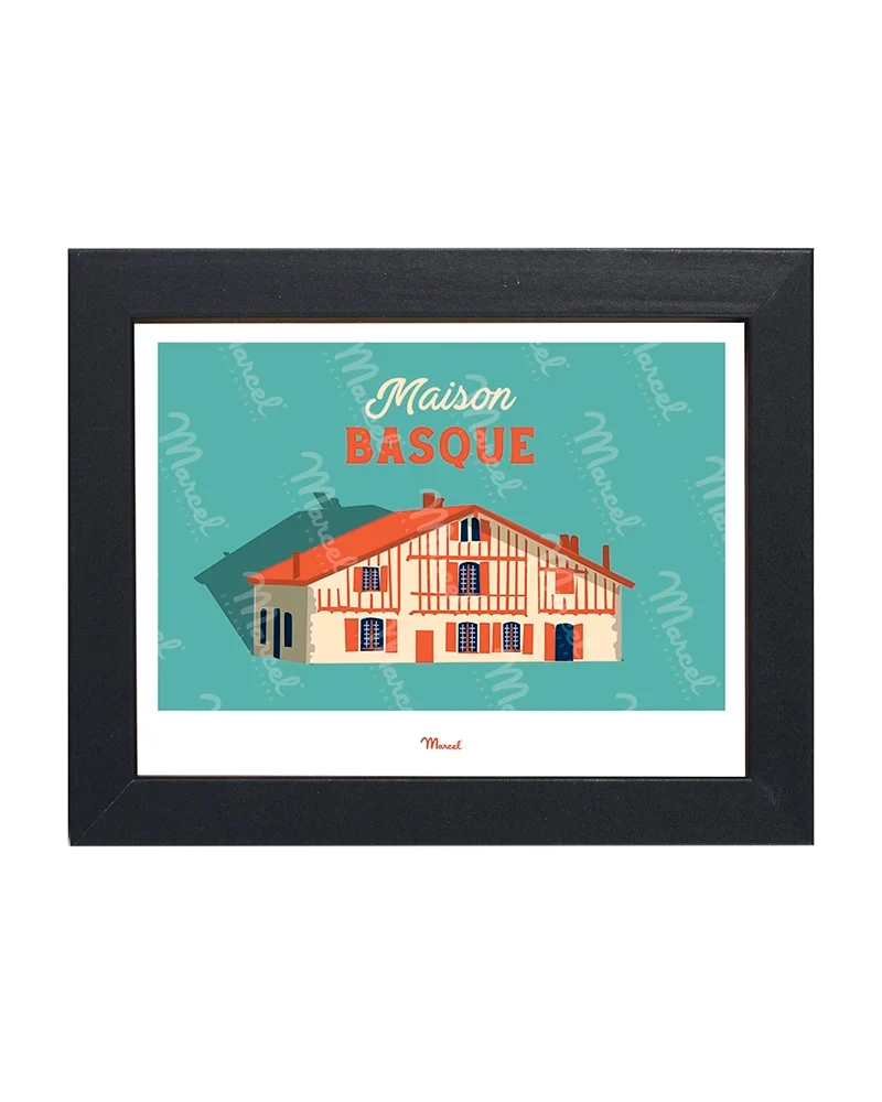 Carte postale Travel Color "Maison Basque"