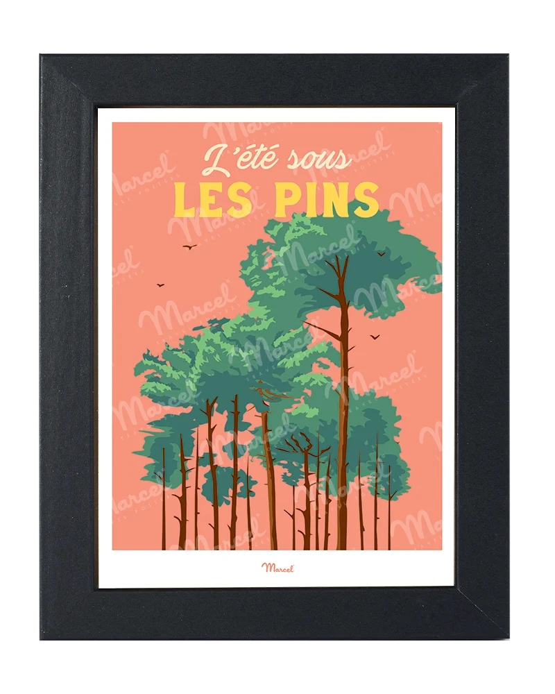 Carte postale Travel Color "L'été sous les Pins"