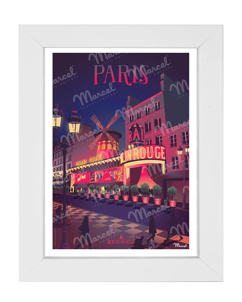 Carte Postale PARIS "Moulin Rouge"