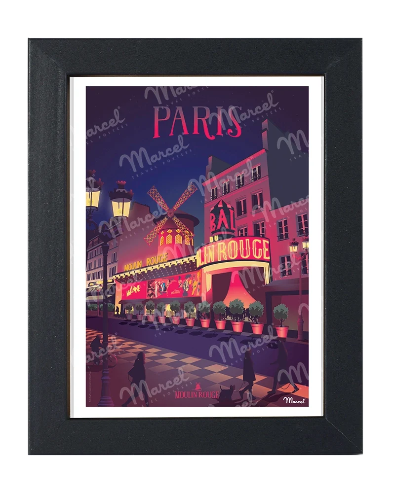 Carte Postale PARIS "Moulin Rouge"