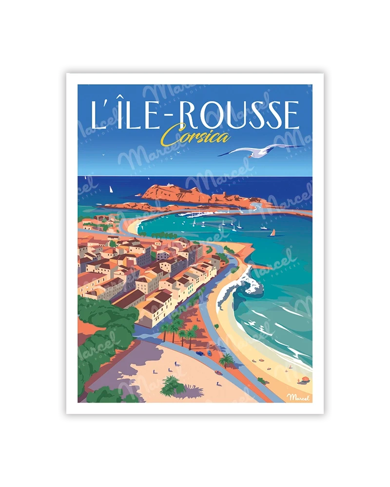 Carte Postale CORSE "L'Île Rousse"