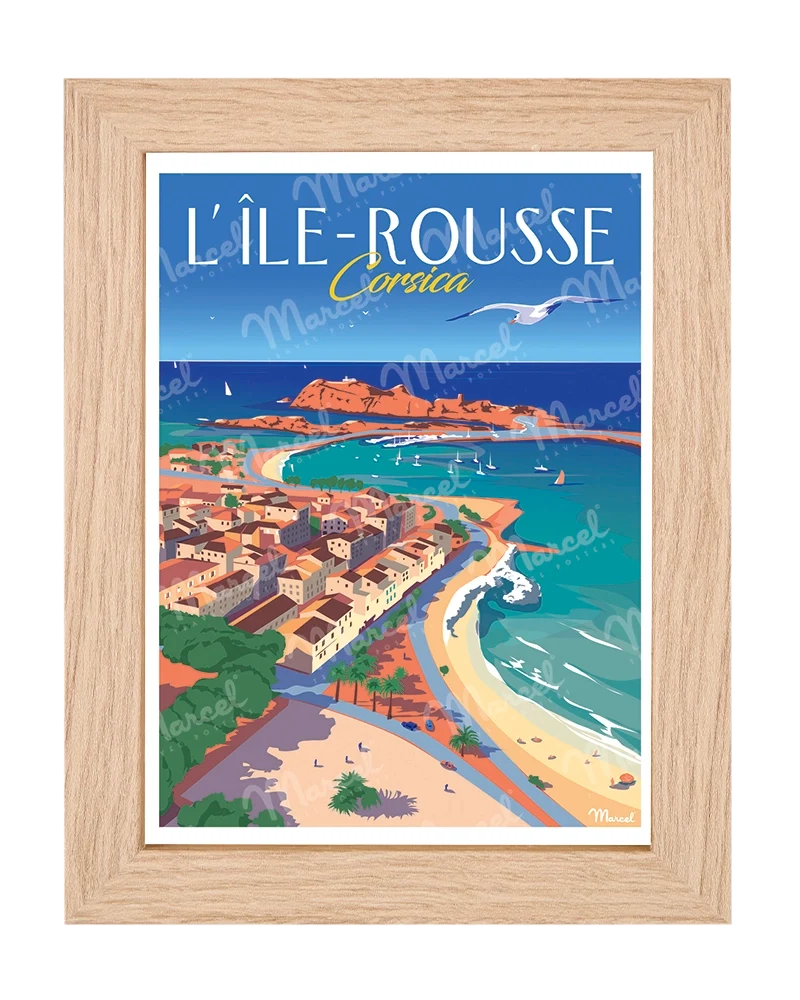 Carte Postale CORSE "L'Île Rousse"
