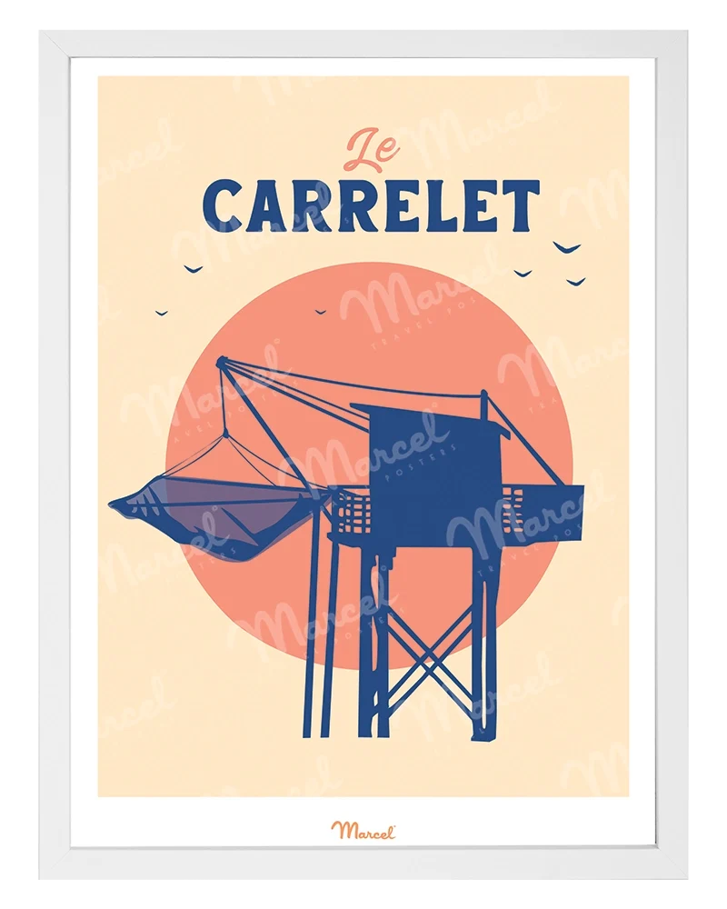 Affiche Travel Color "Le Carrelet"