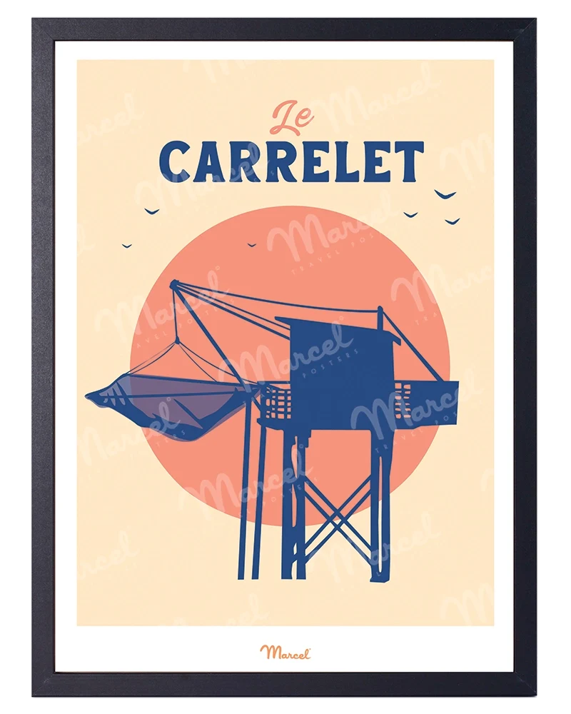 Affiche Travel Color "Le Carrelet"