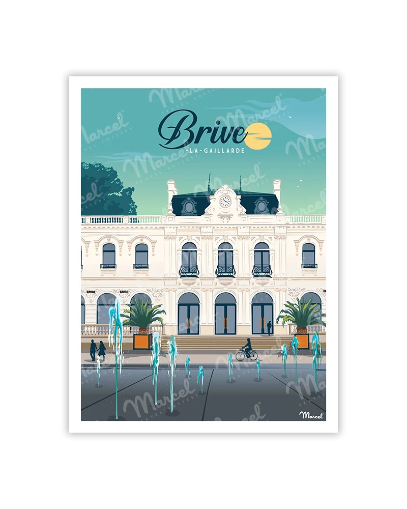 Carte Postale BRIVE-LA-GAILLARDE