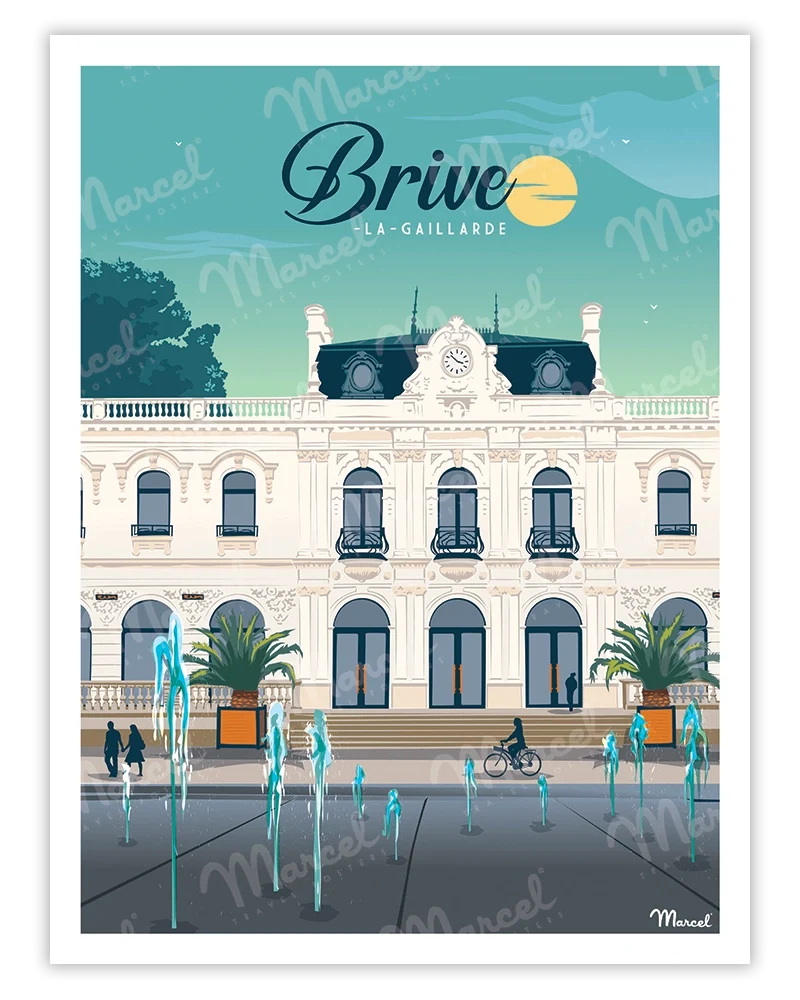Affiche BRIVE-LA-GAILLARDE