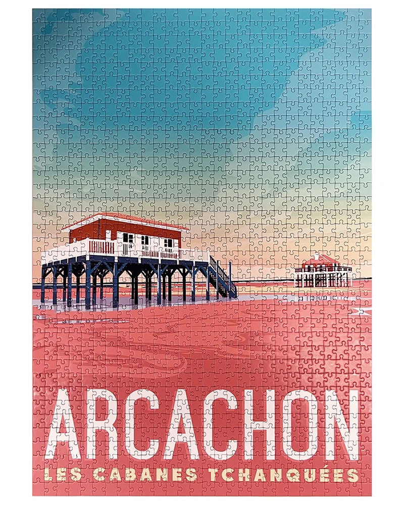Puzzle ARCACHON "Les Cabanes Tchanquées"