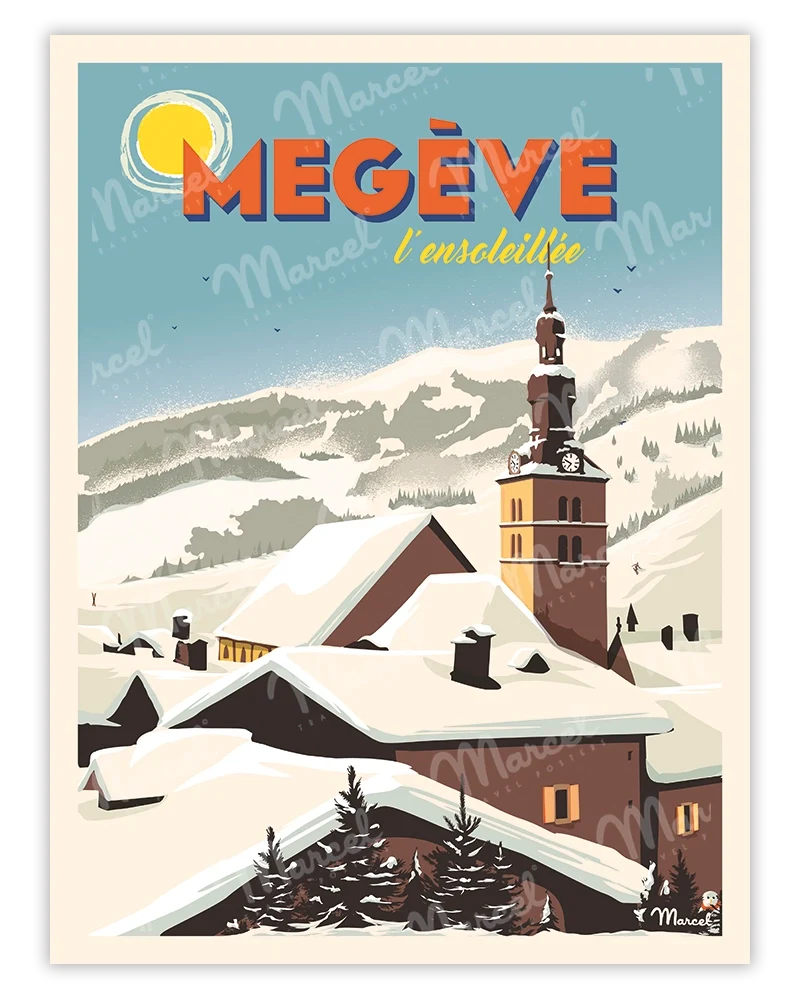 Affiche MEGÈVE