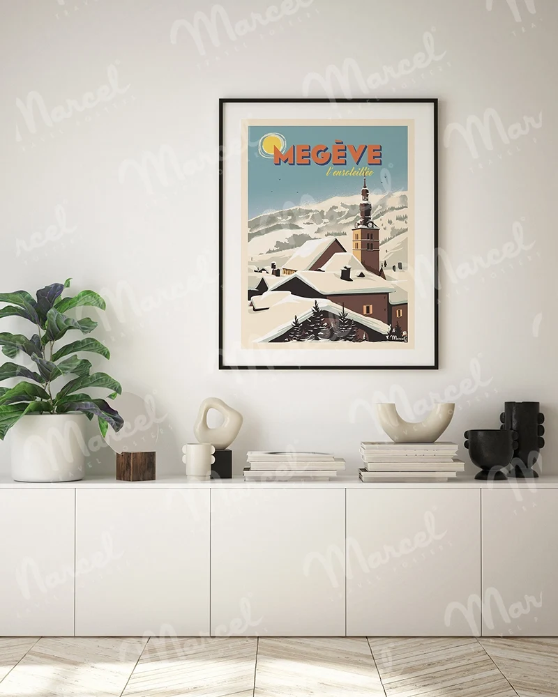 Affiche MEGÈVE