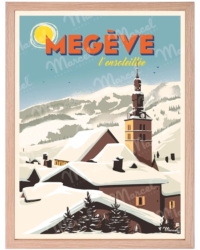 Affiche MEGÈVE