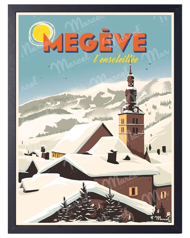Affiche MEGÈVE