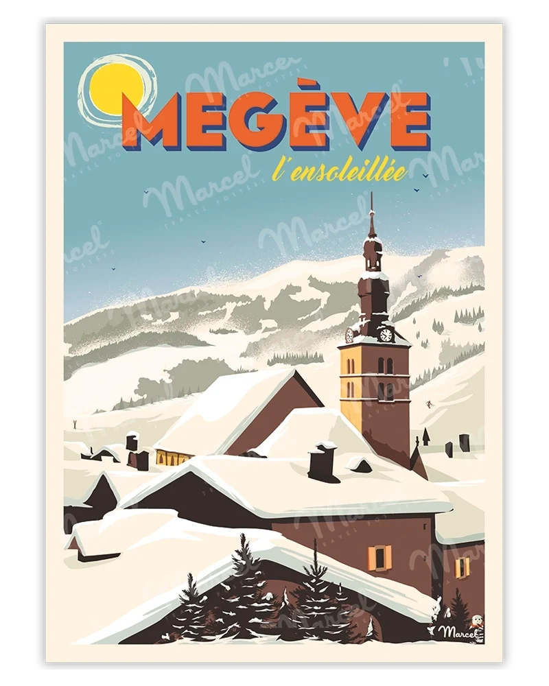 Affiche MEGÈVE