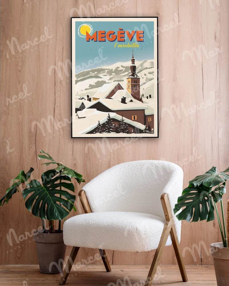 Affiche MEGÈVE
