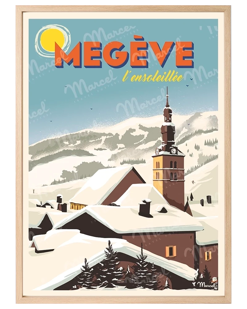 Affiche MEGÈVE