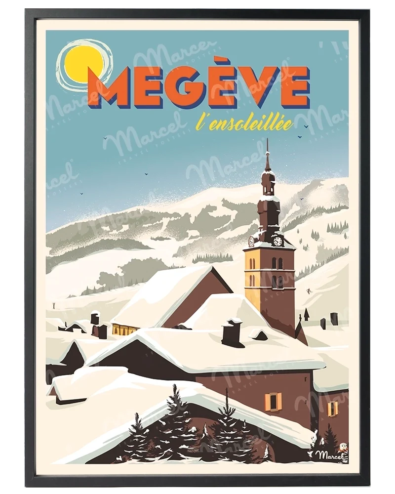 Affiche MEGÈVE