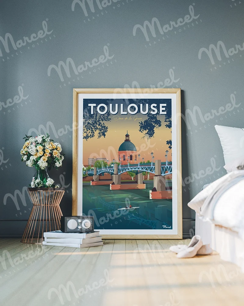 Affiche TOULOUSE "Dôme de la Grave"