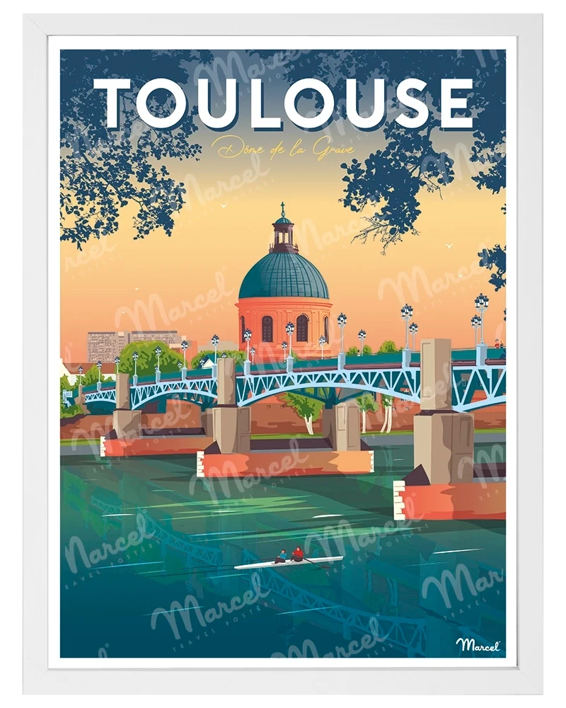Affiche TOULOUSE "Dôme de la Grave"