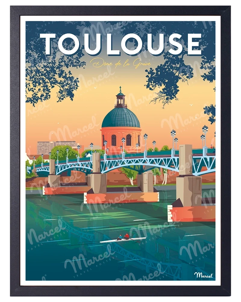 Affiche TOULOUSE "Dôme de la Grave"