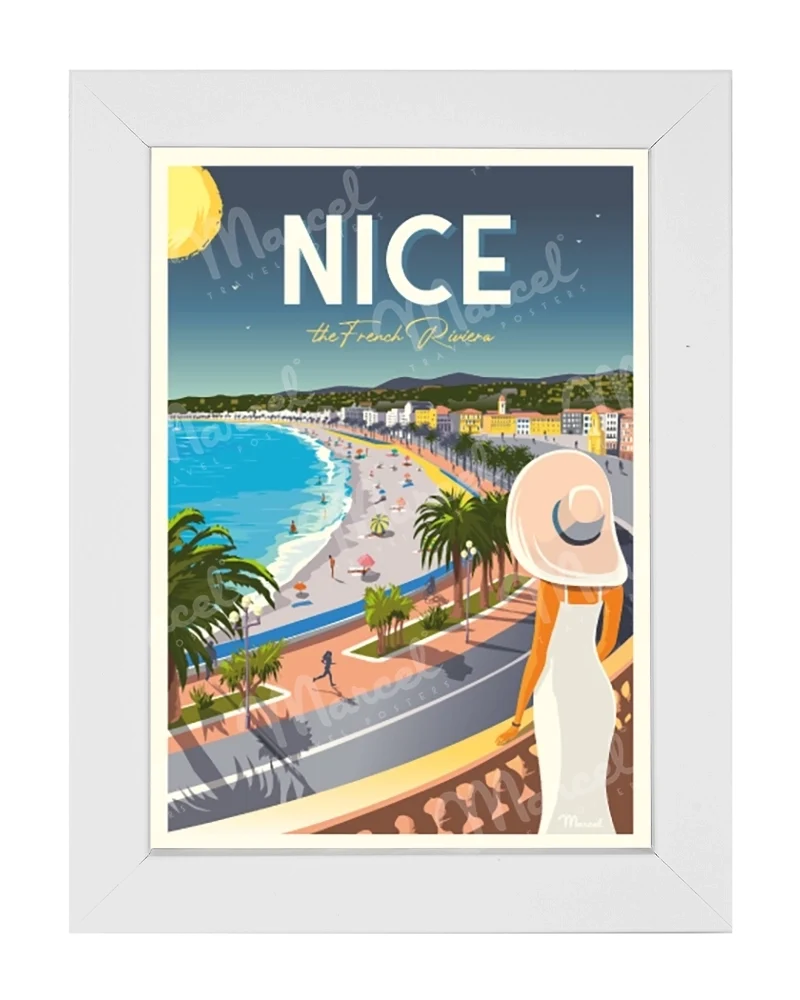 Carte Postale NICE "French Riviera"
