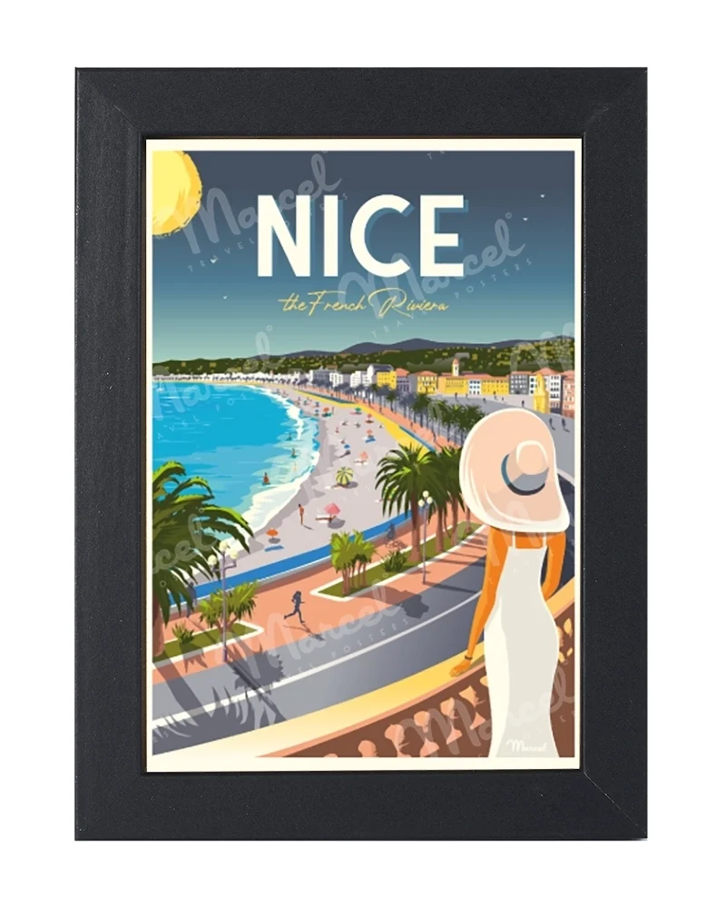 Carte Postale NICE "French Riviera"