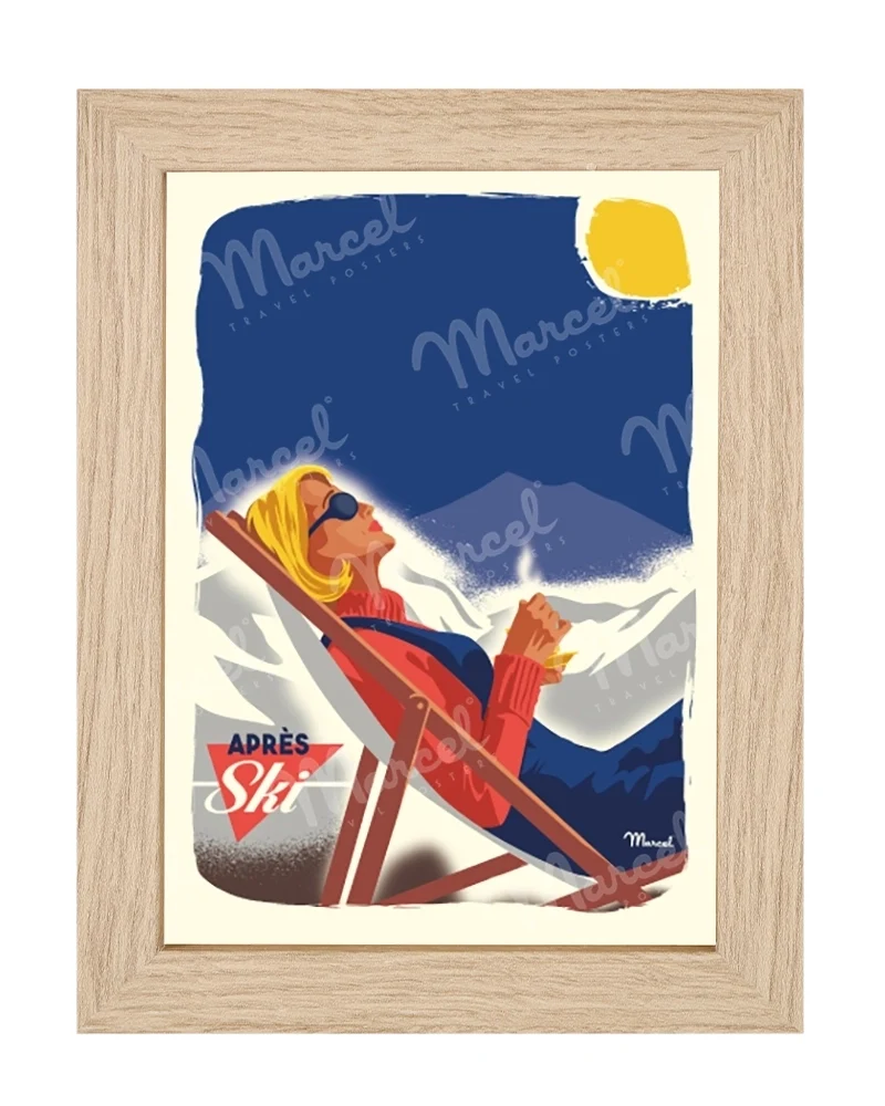 Carte Postale "CLASSIC WINTER "Après Ski"