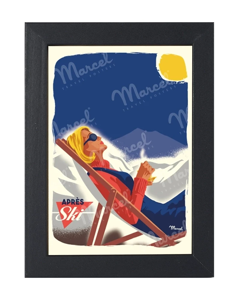 Carte Postale "CLASSIC WINTER "Après Ski"