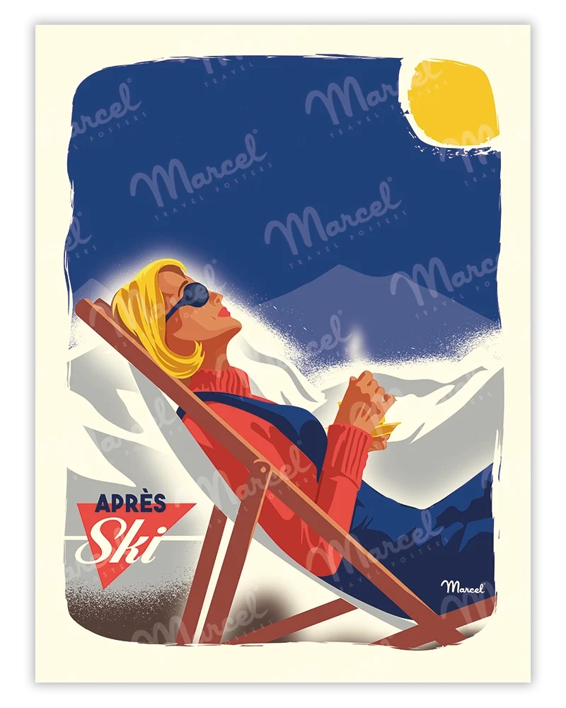 Affiche CLASSIC WINTER "Après Ski"