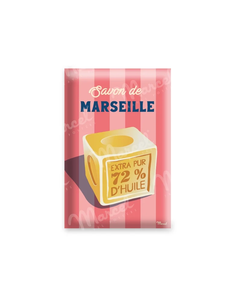 Magnet Travel Color MARSEILLE "Savon de Marseille"