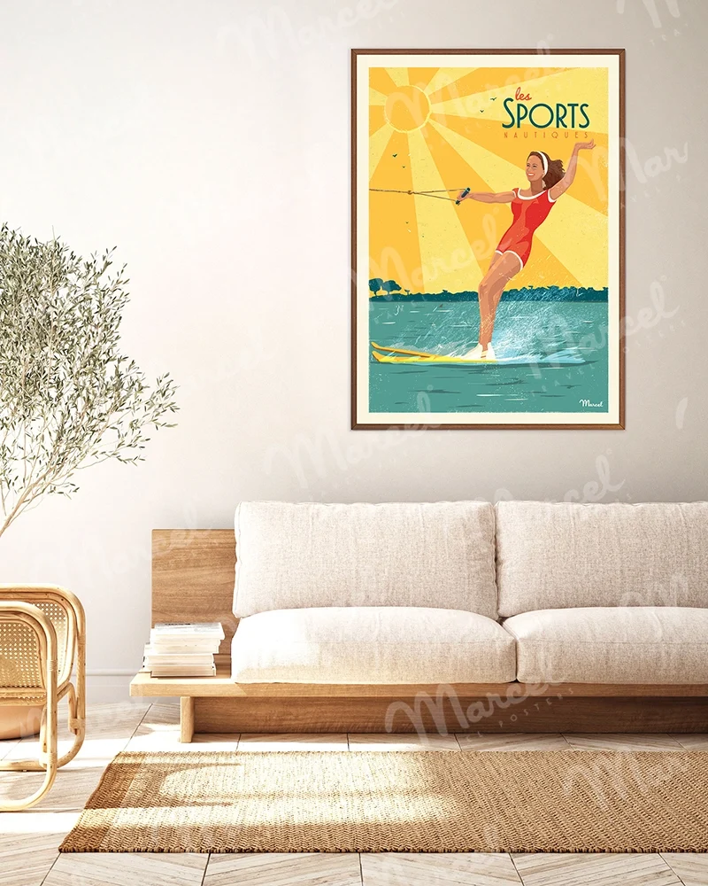 Affiche "Les Sports Nautiques"