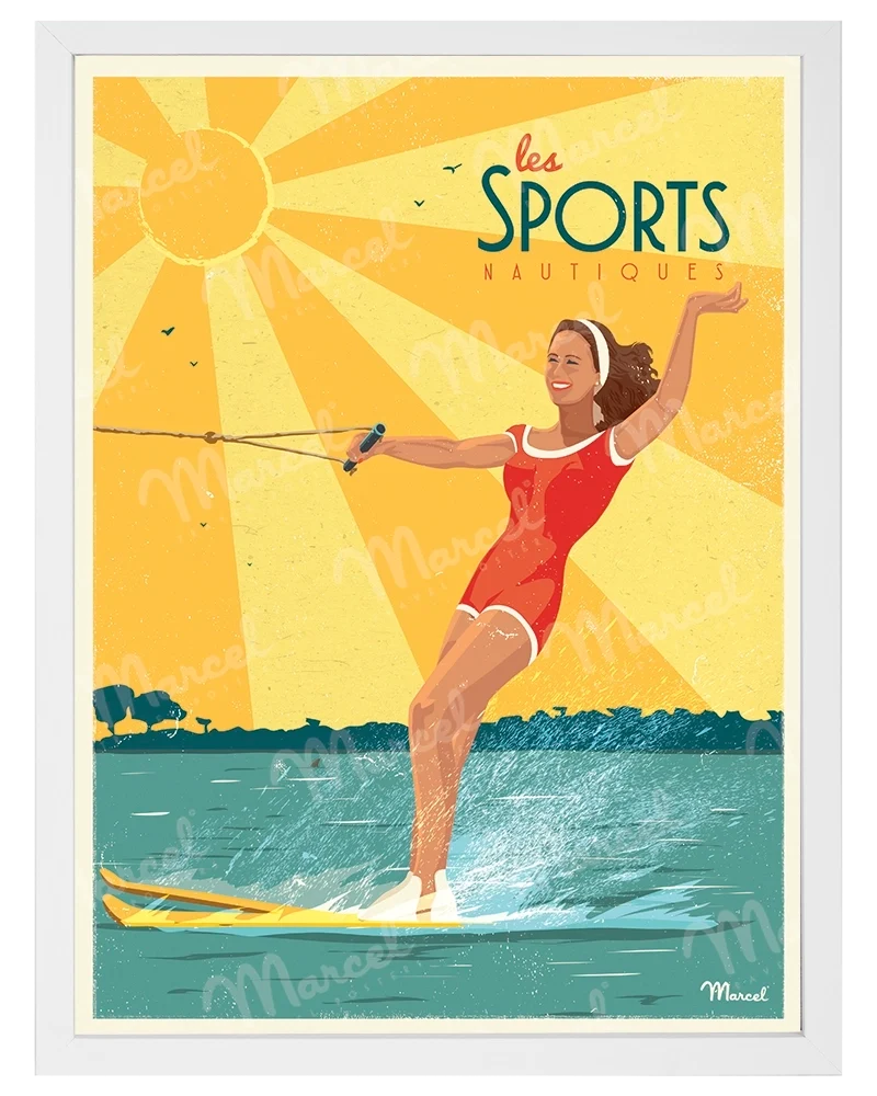 Affiche "Les Sports Nautiques"