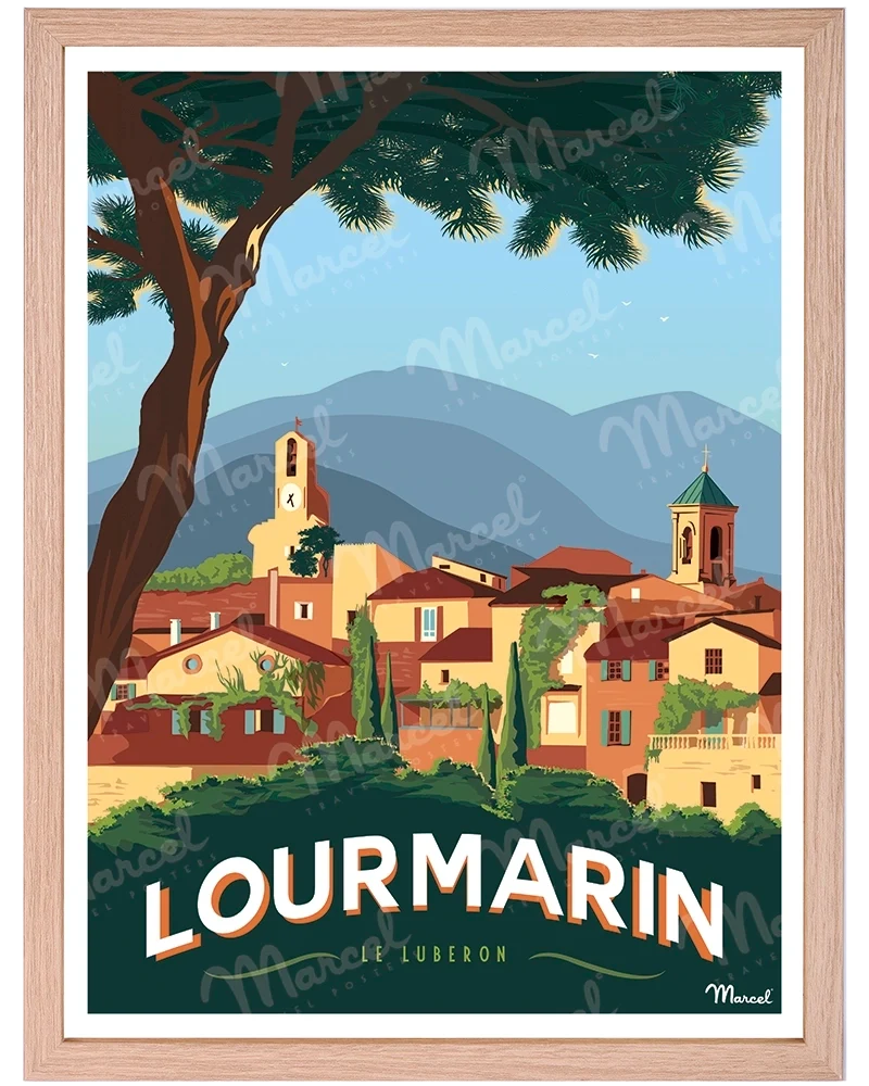 Affiche LOURMARIN