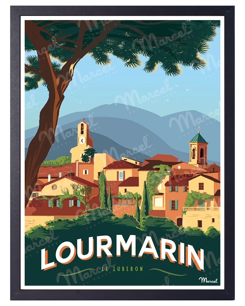 Affiche LOURMARIN