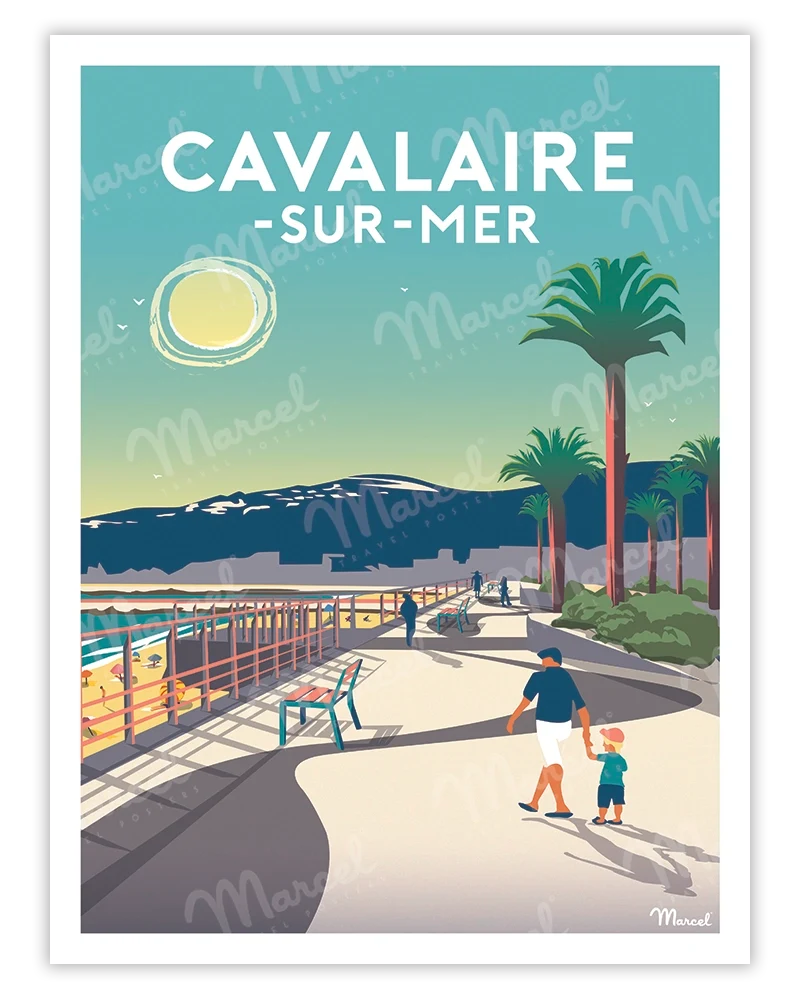 Affiche CAVALAIRE-SUR-MER