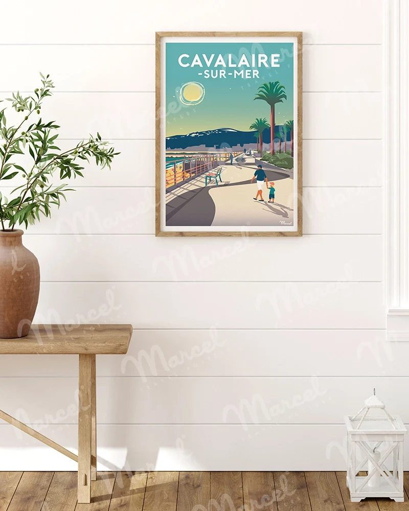 Affiche CAVALAIRE-SUR-MER