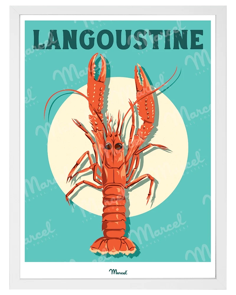 Affiche Travel Color "Langoustine"