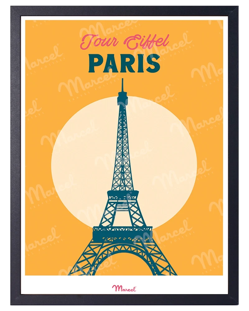 Affiche Travel Color PARIS "Tour Eiffel"