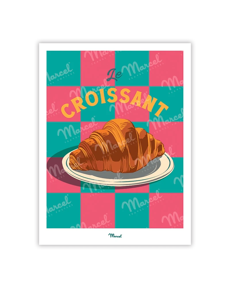 Carte postale Travel Color "Le Croissant"